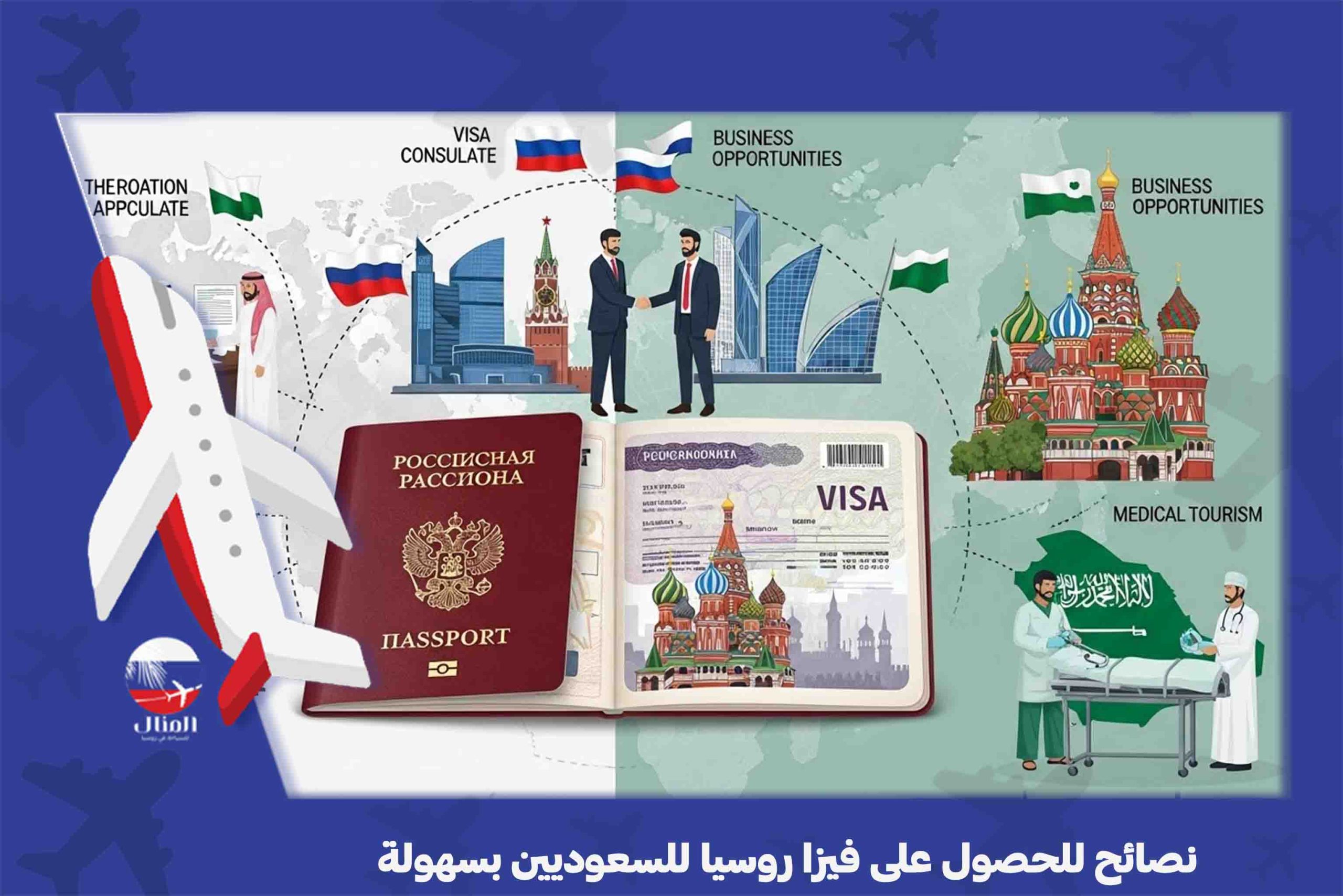 فيزا روسيا للسعوديين